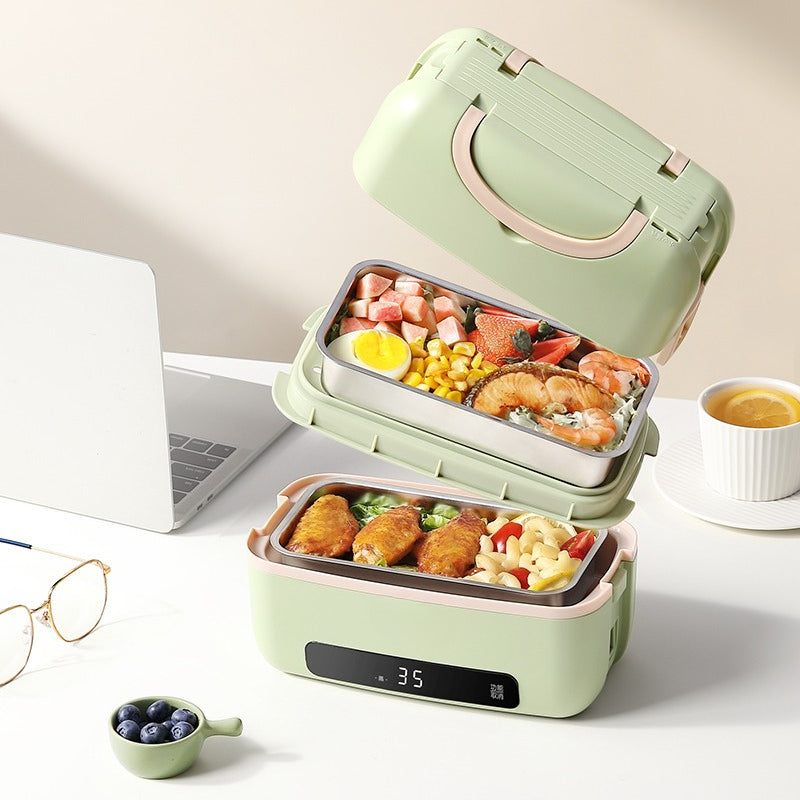 Portapranzo elettrico portatile a doppio strato